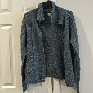 L.L. Bean Blue Women's Cardigan Sweater